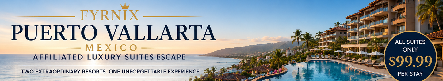 FyrnIX Puerto Vallarta Luxury Escape – Grand Matlali or Grand Miramar Suites | $99.99