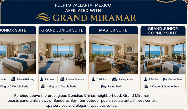 FyrnIX Puerto Vallarta Luxury Escape – Grand Matlali or Grand Miramar Suites | $99.99