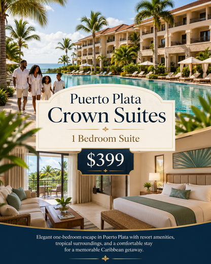 FyrnIX Puerto Plata Luxury Suite Escape – Residence or Crown Suites | $399