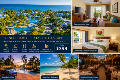 FyrnIX Puerto Plata Luxury Suite Escape – Residence or Crown Suites | $399