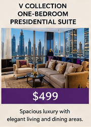 FyrnIX Dubai Luxury Suite Escape – Habtoor Palace or V Hotel | From $259