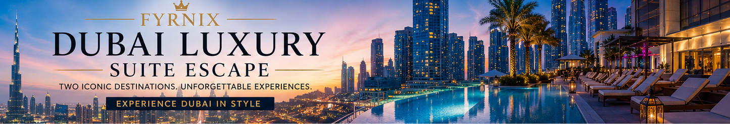 FyrnIX Dubai Luxury Suite Escape – Habtoor Palace or V Hotel | From $259